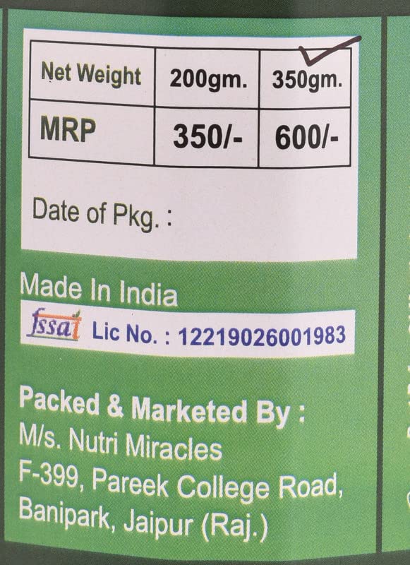 Image of NUTRI MIRACLE Gond Katira Pure Natural | Tragacanth Gum,350gm
