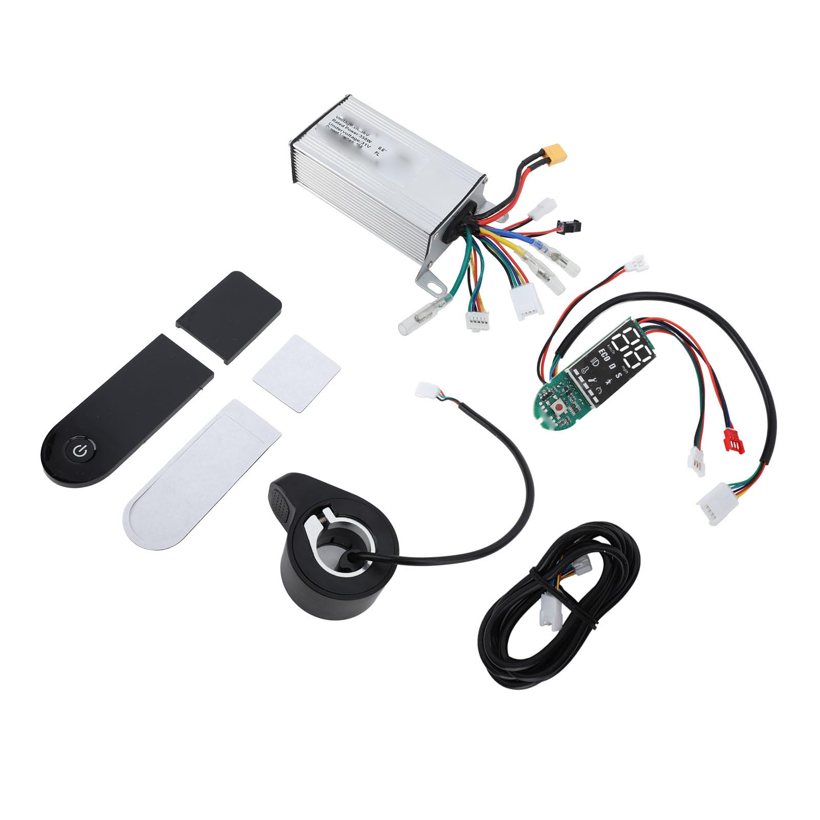 BuyWeek Kit de Tableau de Bord de Contrôleur de Scooter Électrique pour Xiaomi M365 Pro Pro 2 1S, DC 36V 350W Kit de Accélérateur de Circuit Imprimé de Contrôleur de Moteur de Trottinette Électrique