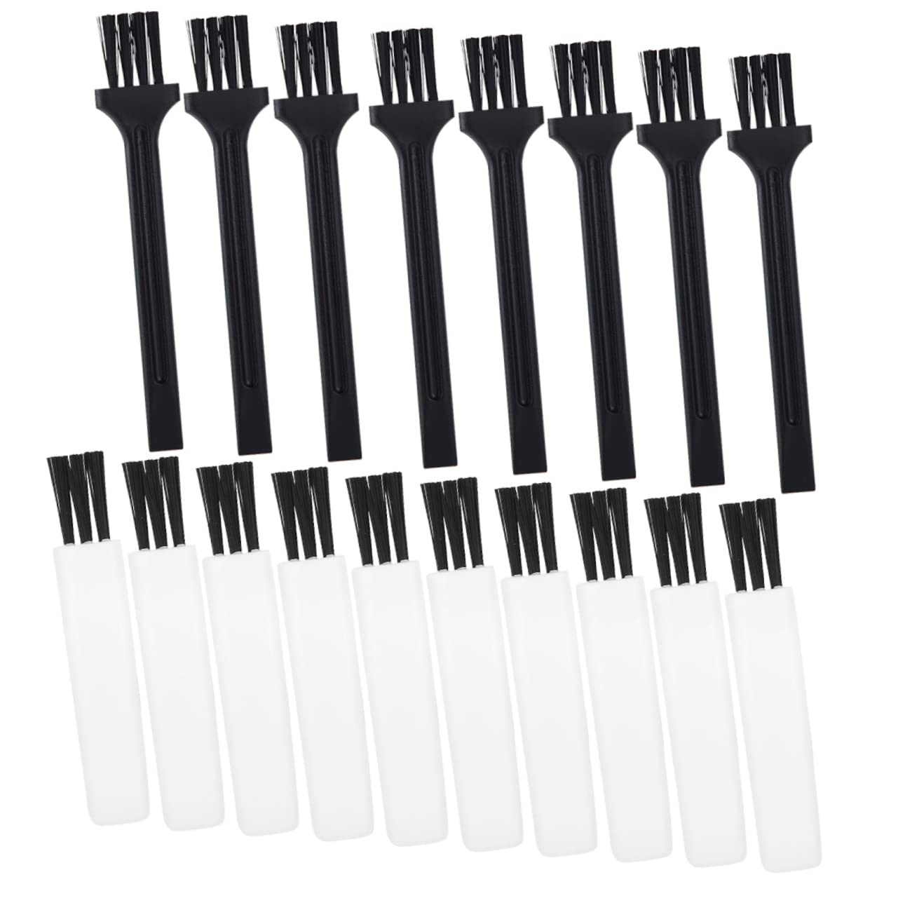 NOLITOY 4sets Razor Brush Cleaner Tool Hair Clipper Brush Replacement Electric 30pcs*4