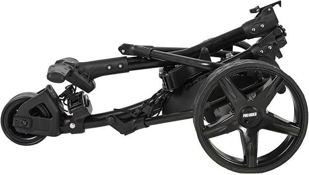 Pro Rider Electric Golf Trolley With 9 Speed Settings, Auto Distance Function, Powerful 200W Motor, Extra Grip Wheels, Easy To Assemble Complete with £130 Worth Of Accessories 18 AND 36 Hole Models