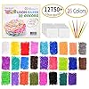 12750pcs Loom Rubber Bands Refill Kit in 26 Color with 500 Clips,6 Hooks, Premium Bracelet Making Kit for Kids Weaving DIY Crafting Gift #1