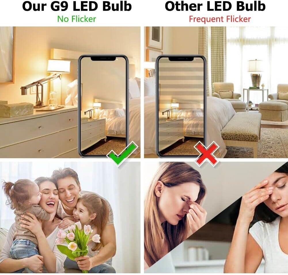 Buу 1 gеt 1 G9 LED Bulb 4W120VAC, 25W/30/40W Halogen Bulb Replacement, Used for Chandelier Pendant Sconces Corridor Light, 2700K Warm White, Pack of 6