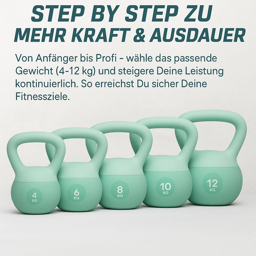 Miękki kettlebell dla kobiet, antypoślizgowy, powlekany PCW, do domu, fitnessu, do pilatesu, treningu siłowego i treningu całego ciała, różowy, 4 kg