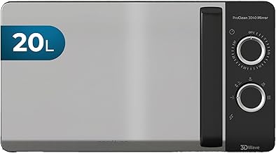 Sponsored You’re seeing this ad based on the product’s relevance to your search query.Learn more about this advertisement Cecotec Microwave, Black, 20L, 6 Levels, 3D Wave Technology, 700 W, Elegant Design, Ready2Clean Coating for Easy Cleaning, 1150 W