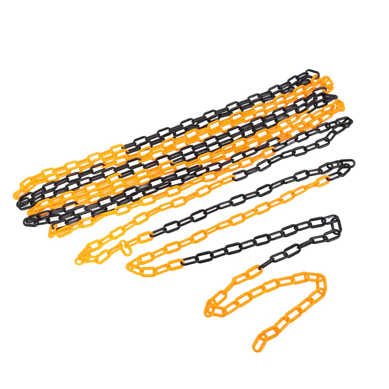 25m Weatherproof Plastic Safety Barrier Chain for Traffic Management Caution Security Chain for Parking Lots and Crowd Control Heavy-Duty Warning Sturdy Links