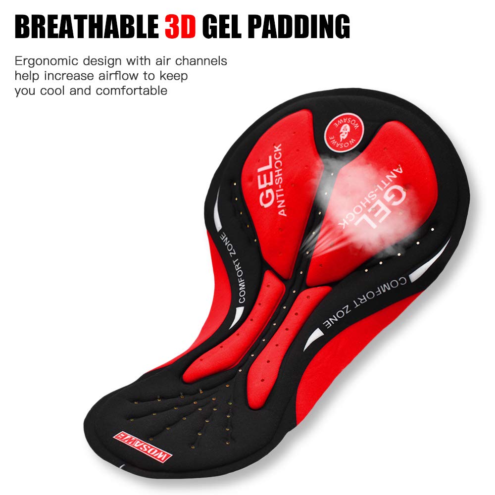 Lixada 2 en1 Pantalones Cortos de Ciclismo para Hombre con Relleno 3D Pantalones Cortos Holgados de Bicicleta de MTB Transpirables de Secado Rápido
