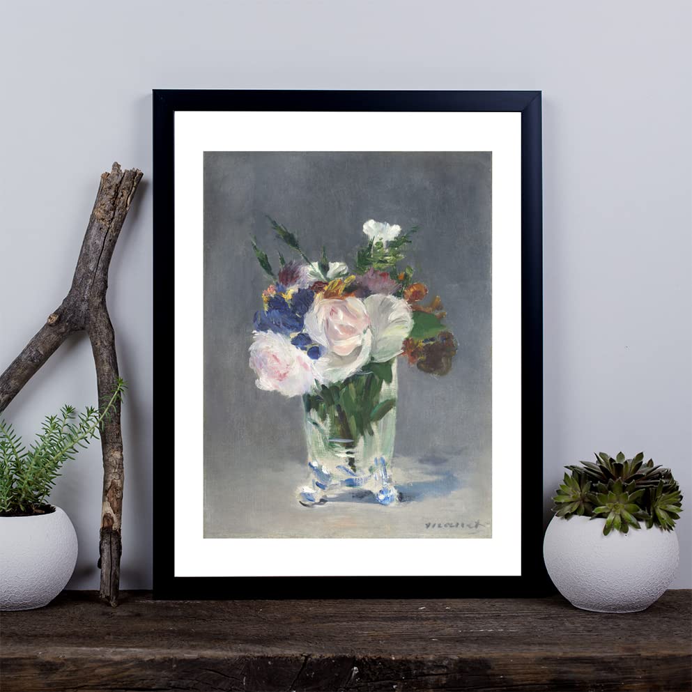 Fleurs dans un vase en cristal poster Edouard Manet décoration d'intérieur grand format - 3