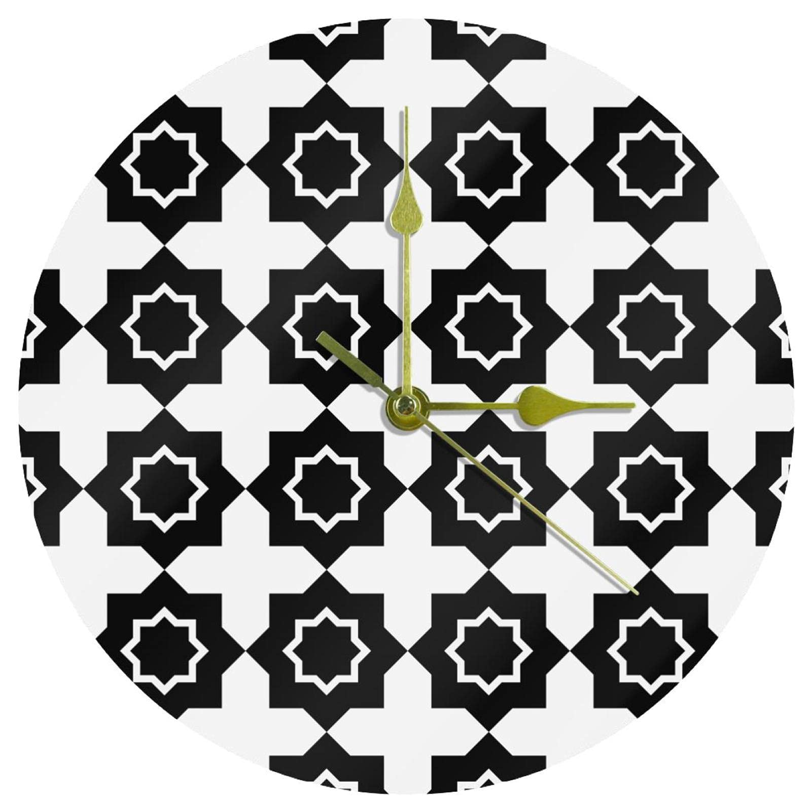 Horloge murale motif géométrique pour sublimer la décoration de votre cuisine moderne