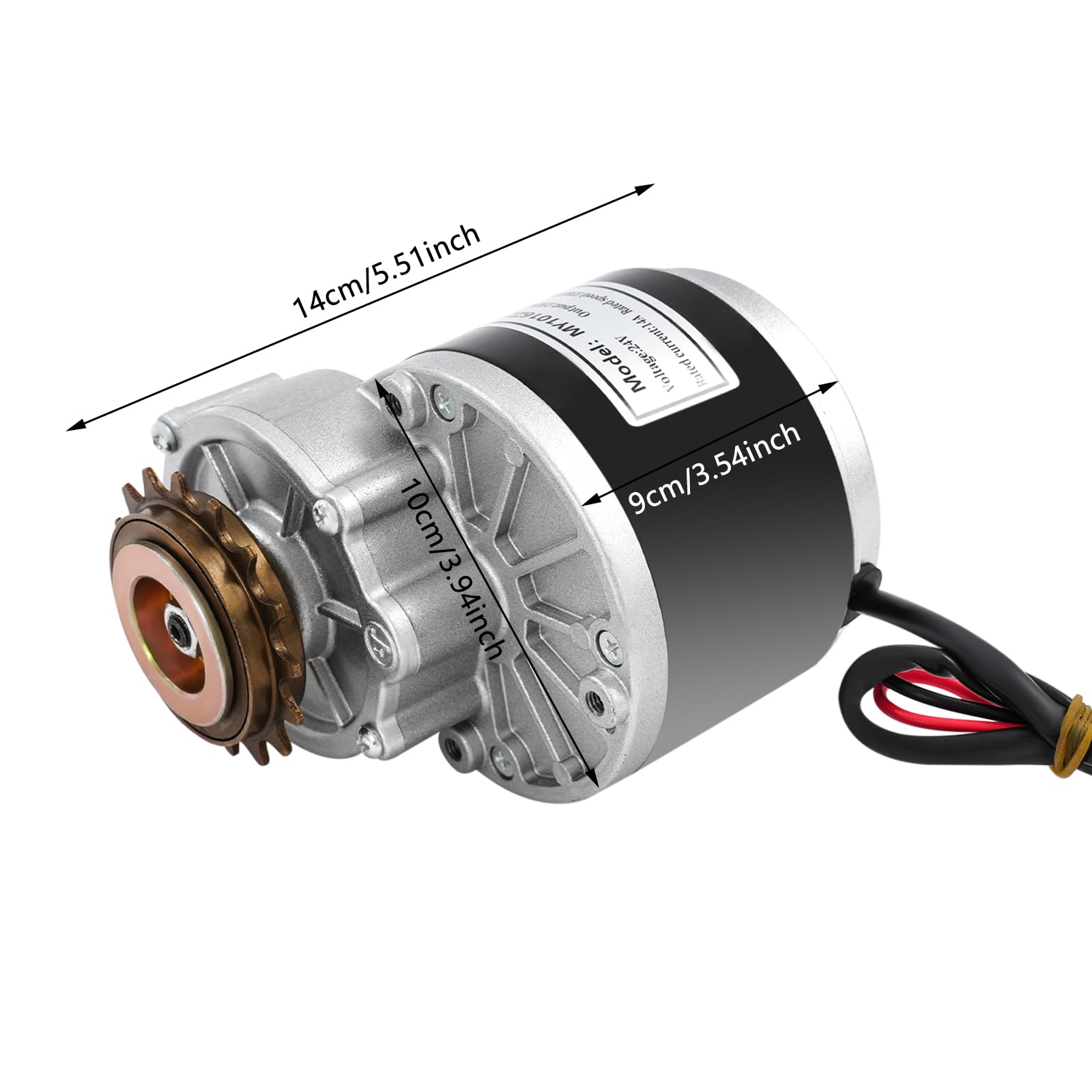 Elektro Fahrrad Motor Umbausatz, 250W 24V Elektrofahrrad Umrüstsatz, 3300rpm Elektro Conversion Twist Kit Fahrrad Motor Ebike Nachrüstsatz für Die Meisten Fahrradräder