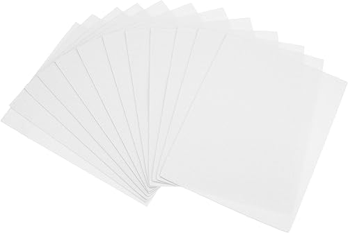 uxcell Hojas de espuma EVA con purpurina blanca de 11 x 8 pulgadas, 0.079in de grosor para manualidades, proyectos de bricolaje, 12 unidades