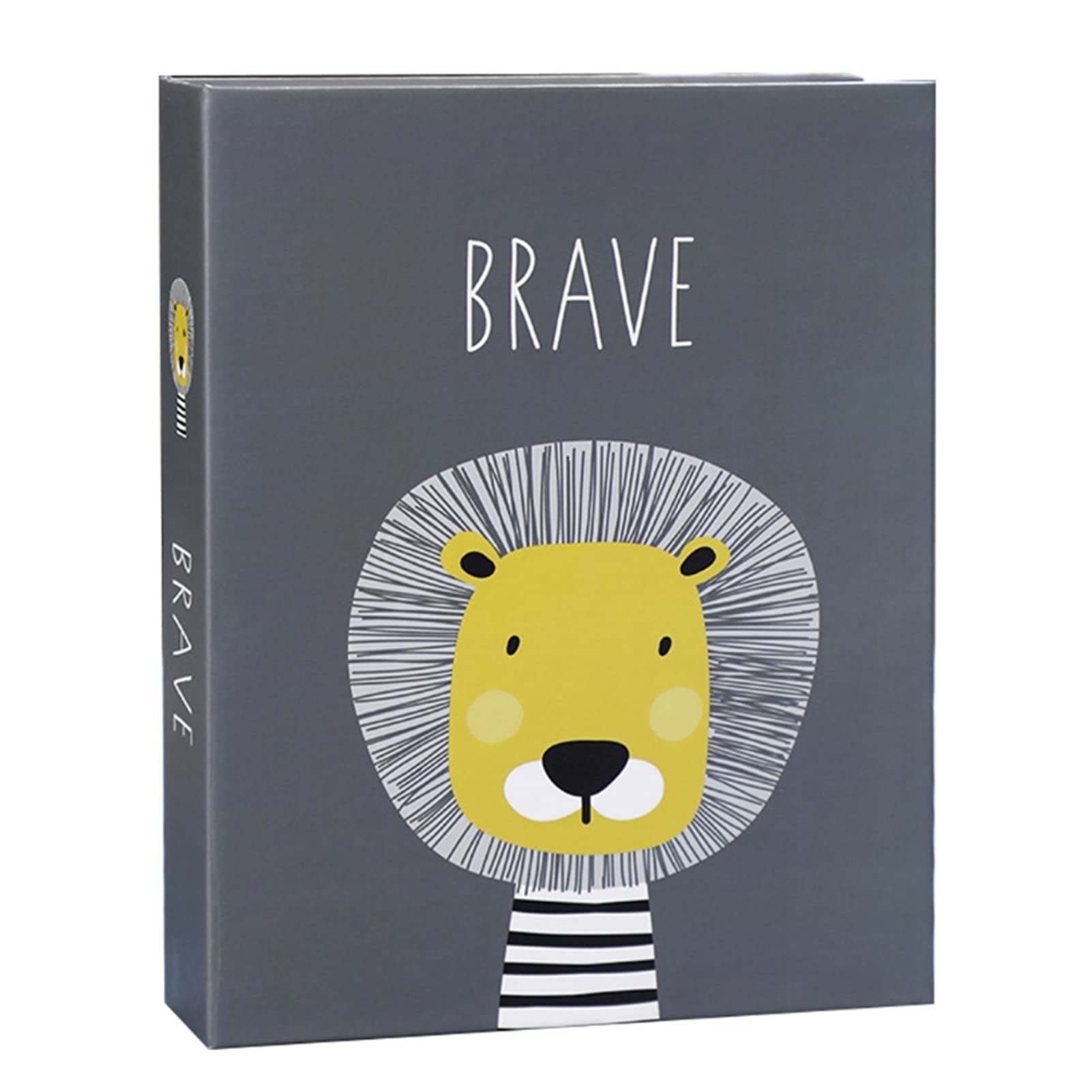 DIY. Reisen Fotoalbum Journal Buch for Reisende Büro Home Schule Business Schreiben Geschenkspeicher (Color : Little Lion)