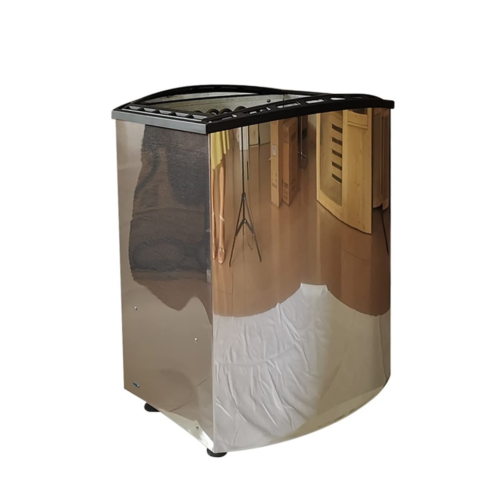 Poêle de Sauna, Réfacteur de chauffage sauna en acier inoxydable avec un poêle à commande externe(6KW internal)