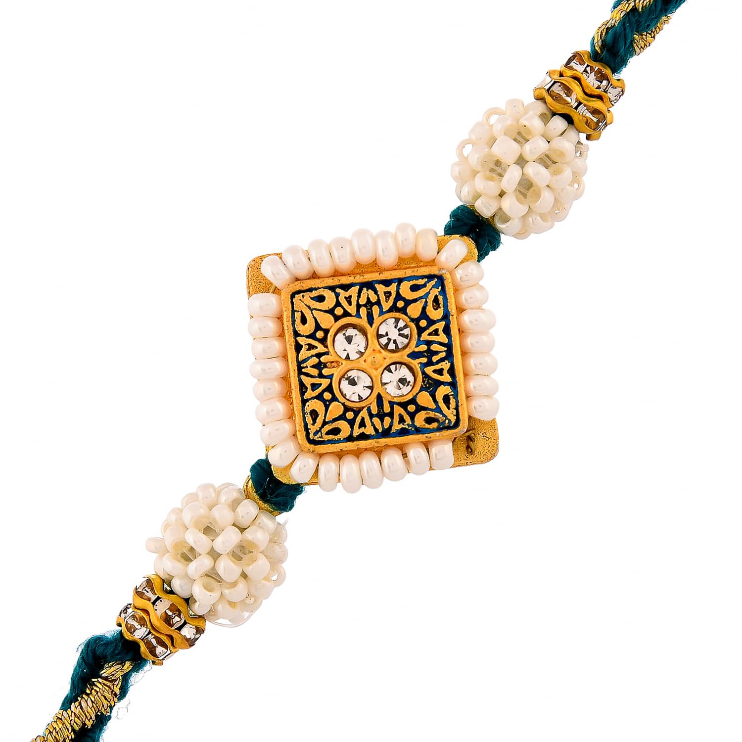 VOYLLA Faux Pearls Embellished Thread Rakhi|Rakhi For Brother|Pack Of 1|Rakhi Special| (B0D5LRMVPN) Amazon Price History, Amazon Price Tracker