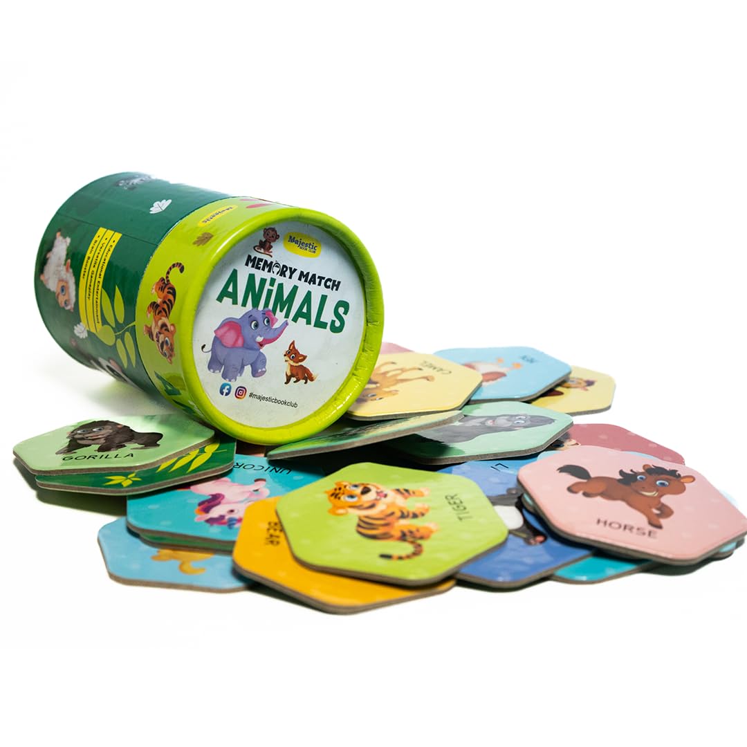 THE BOOK TREE Memory Match Game: Animals – 24 Durable Cards, 12 Fun Animal Pairs, Brain-Boosting Educational Game for Kids, Toddlers, and Families (B0CYBYS1N2) Amazon Price History, Amazon Price Tracker