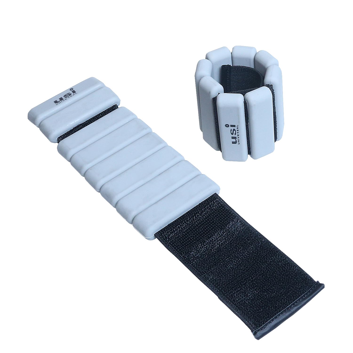 USI UNIVERSAL Weights for Men & Women, Adjustable Ankle Weights Strength Training Silicone Bracelets Workout Wrist Ankle Weights for Men Women Yoga Running Dance Ankle Arm Leg Weights (White- 1 Kg x 2)-picture-28