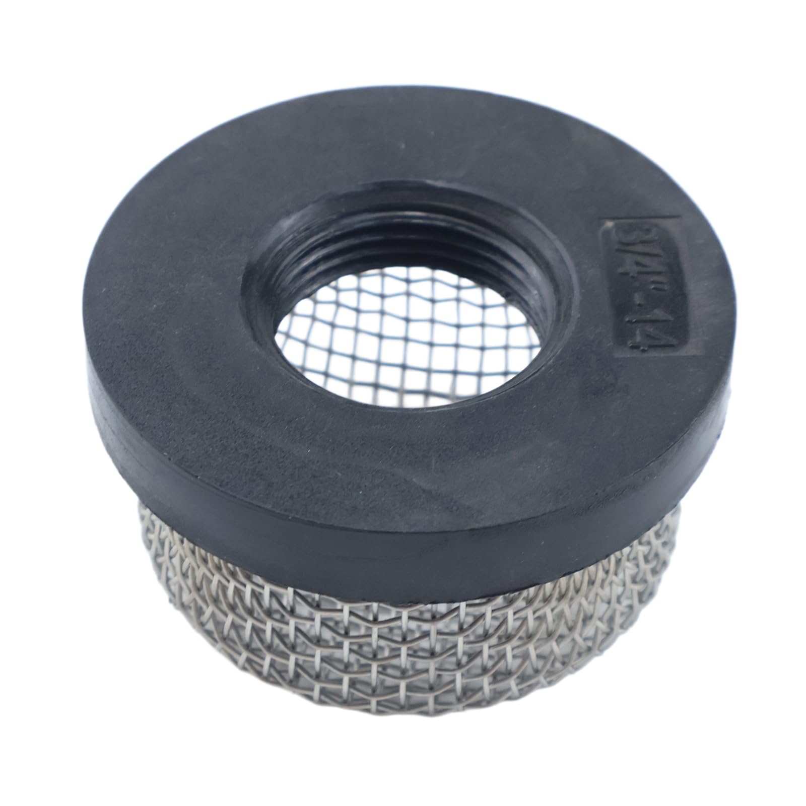 2 filtri a rete metallica in acciaio inox 89621 compatibile con pompa aeratore Livewell Pump e Baitwell 3/4" - 14 filettatura femmina