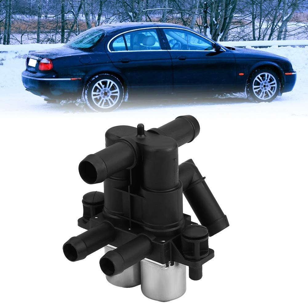 VOBOR XR843549 Valvola di Controllo del Riscaldatore per Auto Elettrovalvola dell'Acqua per Jaguar S Type 2.7D 2004-2007
