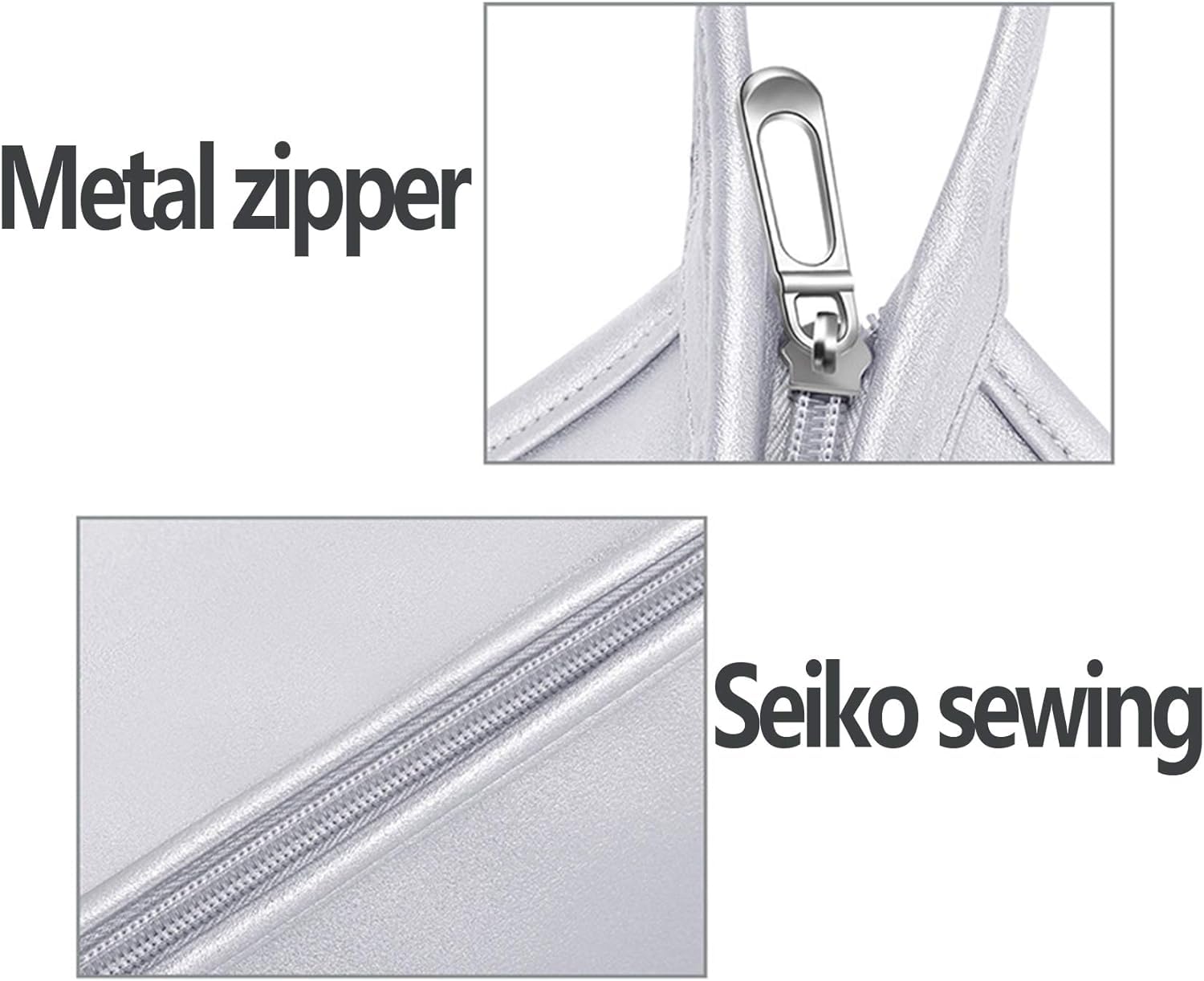 Wodoodporna torba do przechowywania suszarki do włosów, suszarka do włosów, etui ze skóry PU, przenośna torba podróżna, organizer przenośna pyłoszczelna torba do przechowywania(Czysta czarna)