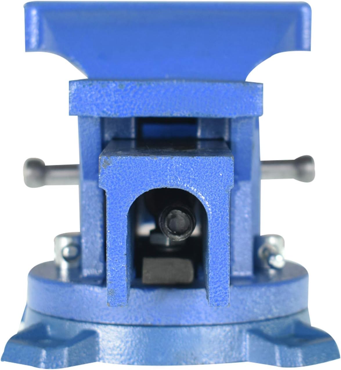 6-Inch Bench Vise with Swivel Base, Metal Milling with Locking 360-Degree Swivel Anvil for Crafting Painting Sculpting Modeling Electronics Soldering Woodworking etc