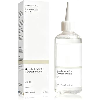Glycolic Acid 7% Toner Glycolic Acid Exfoliating Facial Toner for a Refined Skin Smooth Skin 100 ml