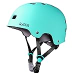 OutdoorMaster Skateboard Cycling Helmet - Two Removable Liners Ventilation Multi-Sport Scooter Roller Skate Inline Skating for Kids, Youth & Adults - S - Mint Green