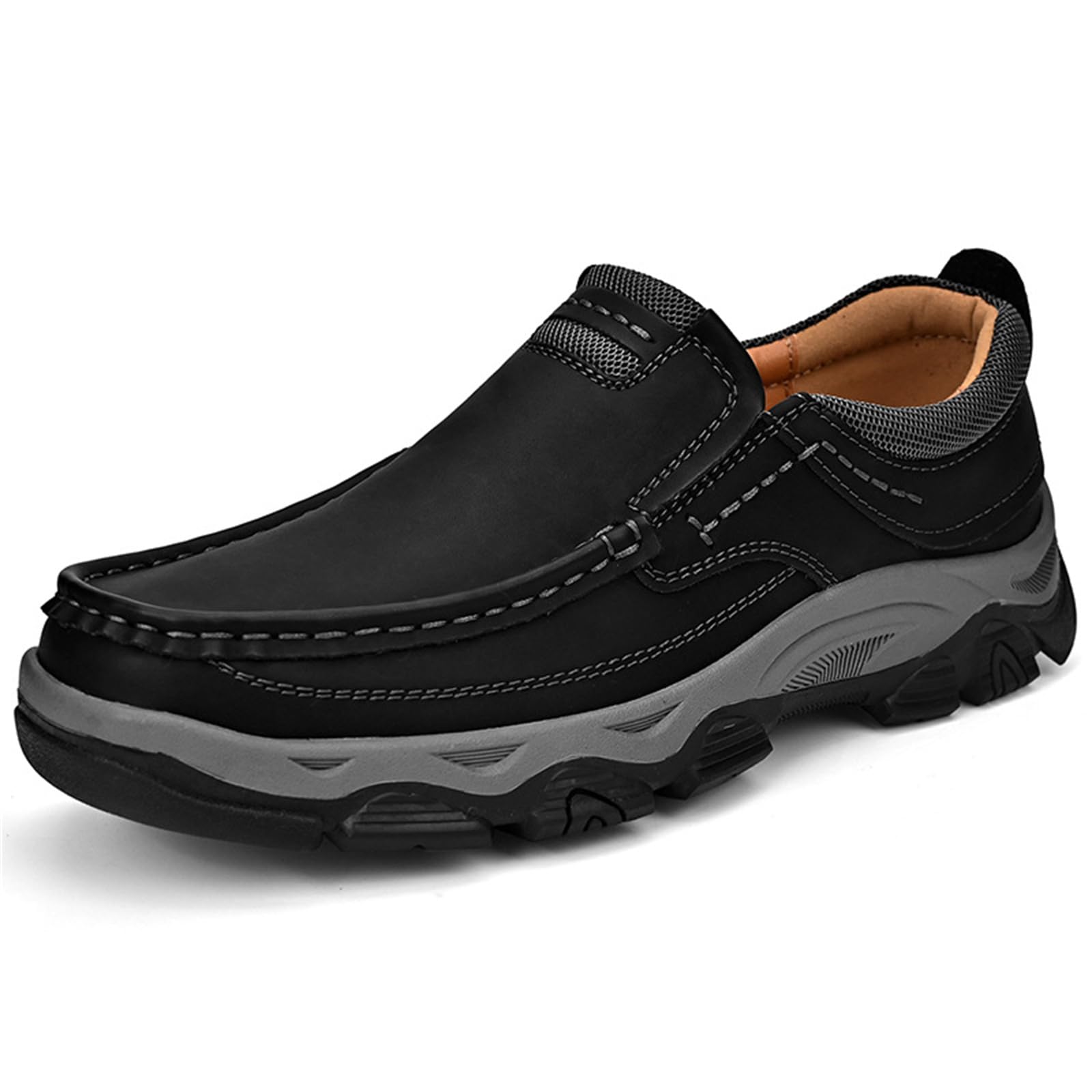 MEIION Jackson - Orthopädische Schuhe für Männer Laufschuhe Herren Trainer Atmungsaktive Trainingsschuhe Joggingschuhe Weiche Dicke Sohle Bequeme Leichte Turnschuhe