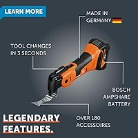 Vista 2 de Fein MultiMaster AMM 700 1.7 Q Autoglas AS inalámbrico para reparaciones automotrices, extracción de parabrisas y trabajo de carrocería - Sistema