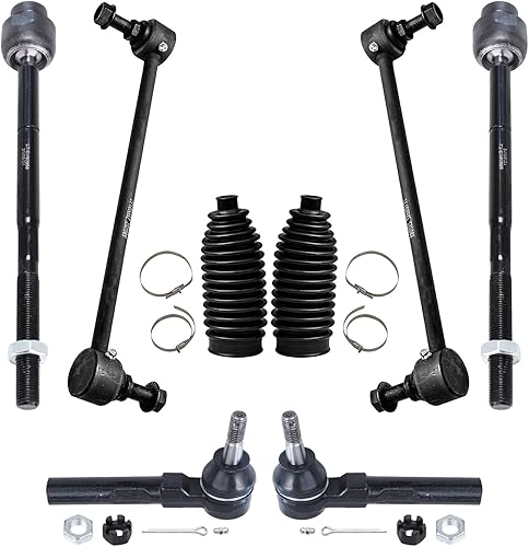 Detroit Axle - Kit de suspensión delantera de 8 piezas para Chevrolet Malibu Pontiac G6 Saturn Aurora 2004-2012, 2 barras estabilizadoras, 4