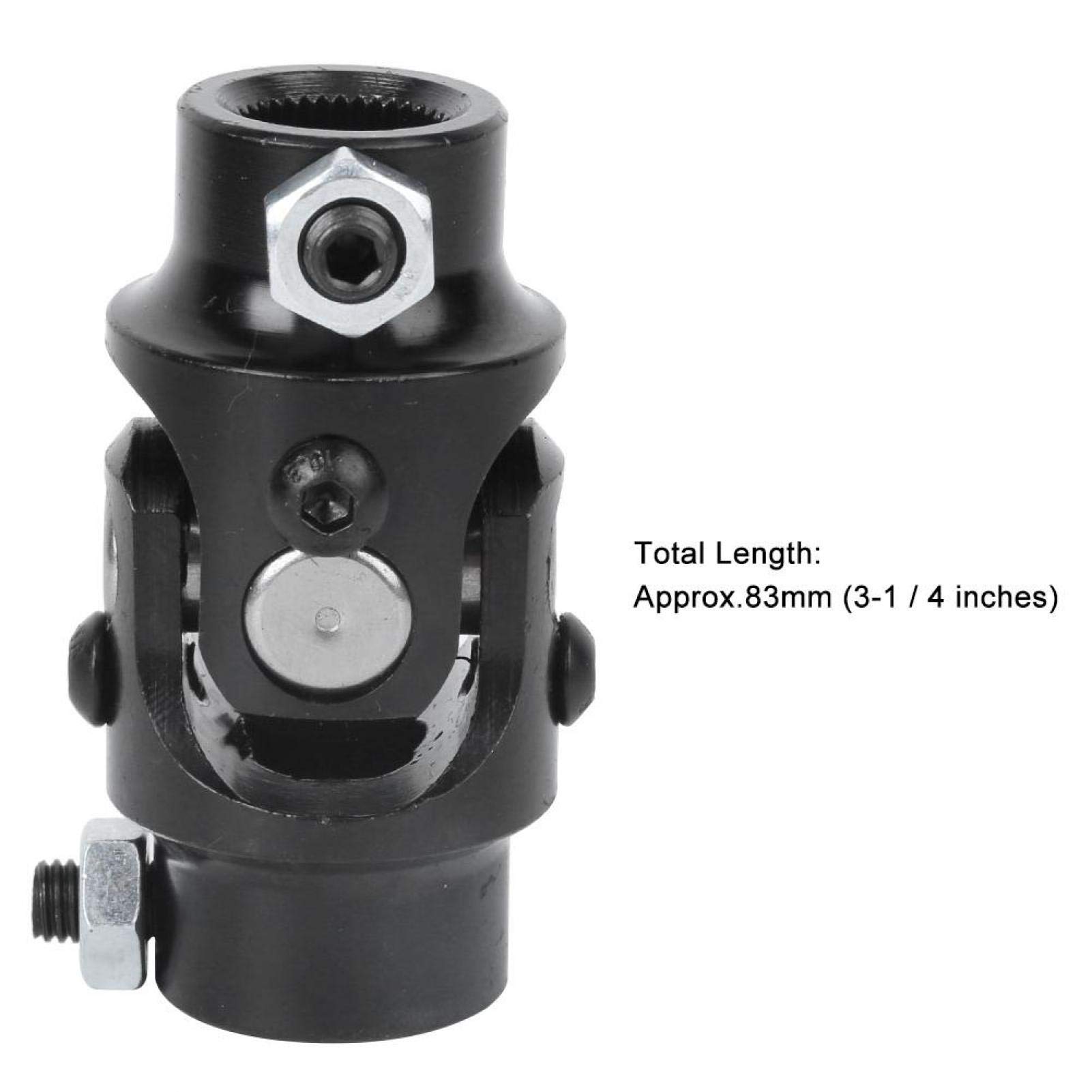 Ersatz UJ-003 3/4-36 Spline Joint Verschleißschutz Lenkwelle Wellenkupplung für Auto(Black)