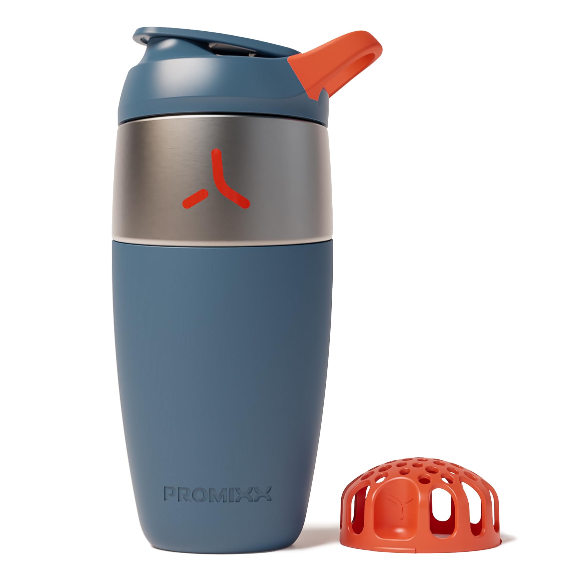 PROMIXX Pursuit Stainless Steel Shaker Bottle 26oz, Midnight Blue Midnight Blue 26oz