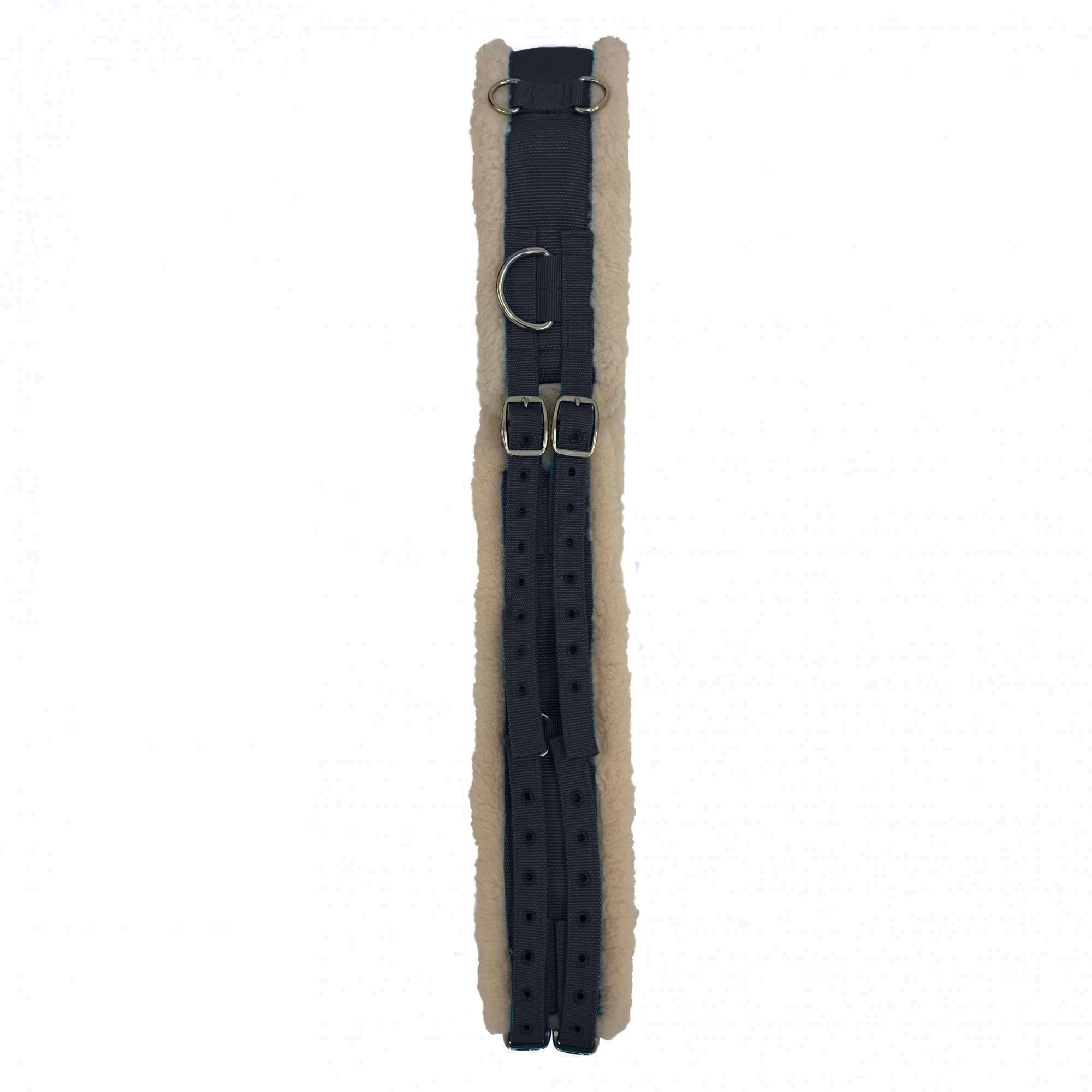 Shires Cinghia Elastica Per Filetto - Corda Con Clip Protettiva Nero 50cm - Foto 4