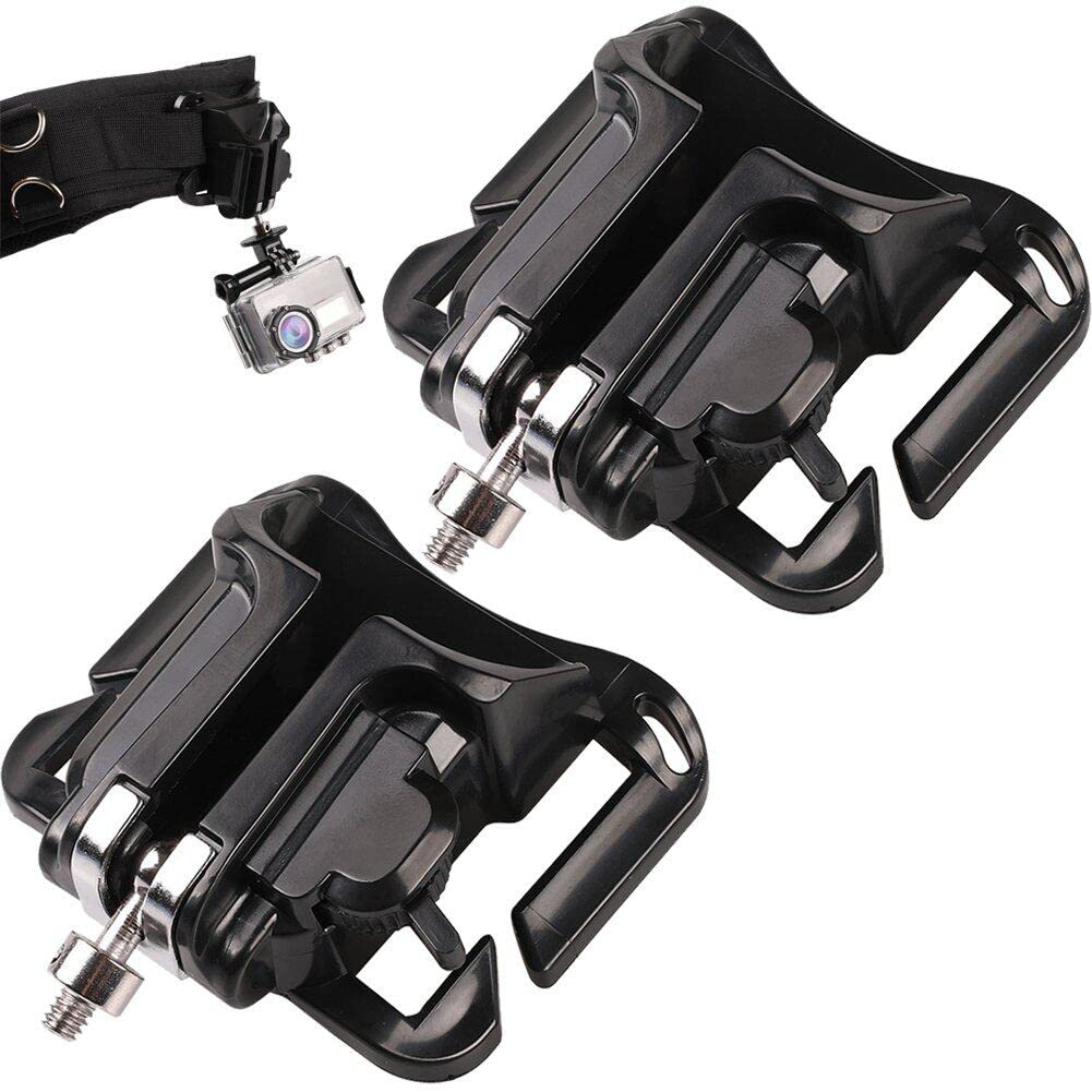 Danlai for Dslrs Camera Belt Button Lock Fast Loading Holster Belt Waist Hanger Buckle Mount Button Clip