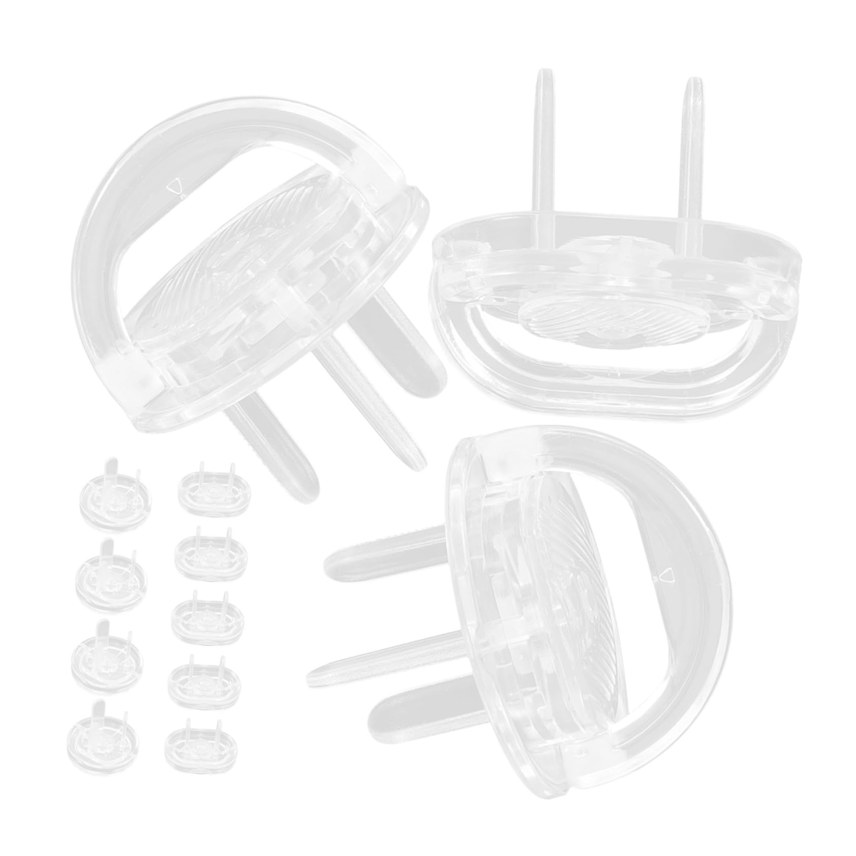 Hemobllo 4sets Copriprese Elettriche Per Trasparenti Due Facili Installare e Resistenti Protezione Elettrici Per