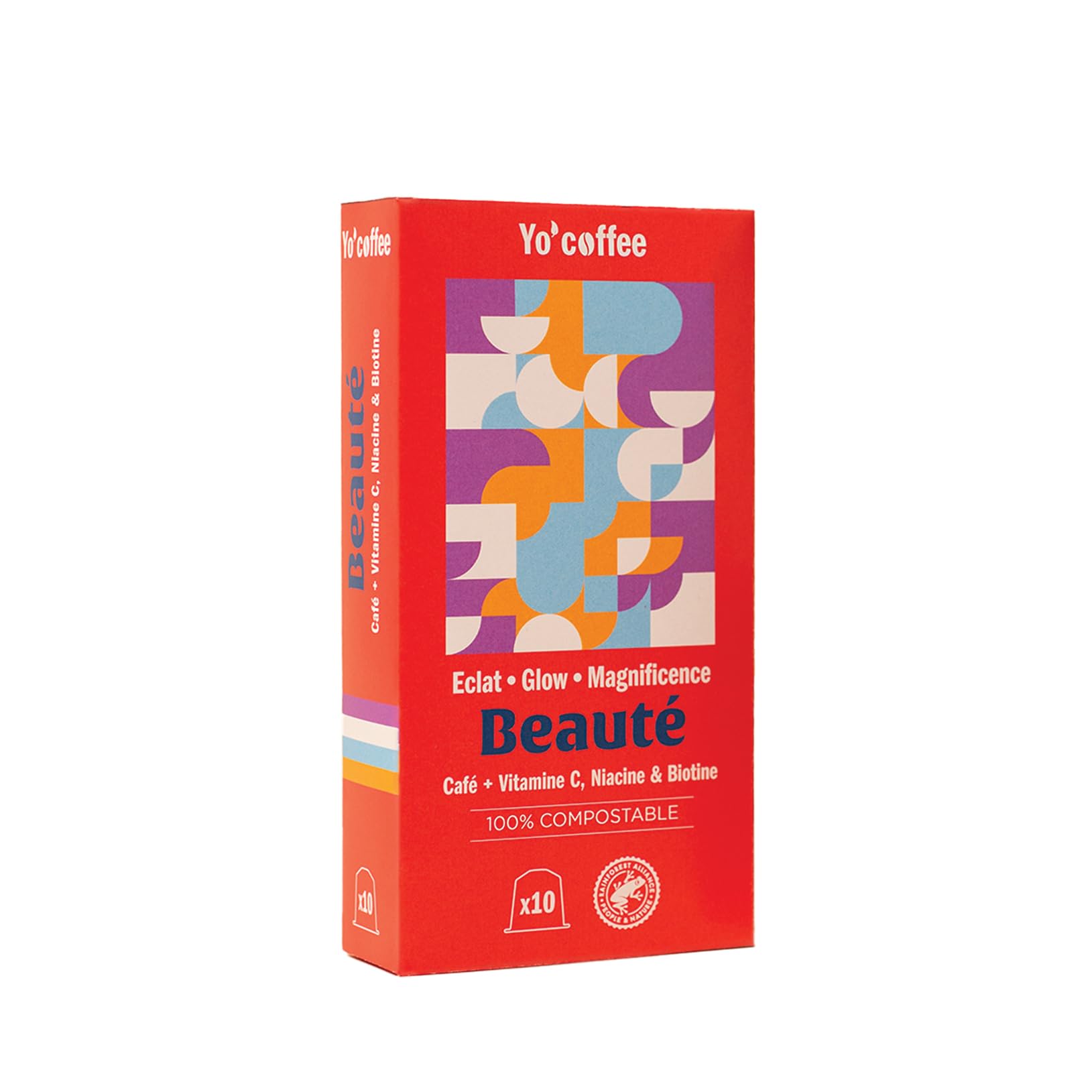 Beauté : Boite de 10 Capsules de Café Enrichies pour Soin de la Peau et des Cheveux