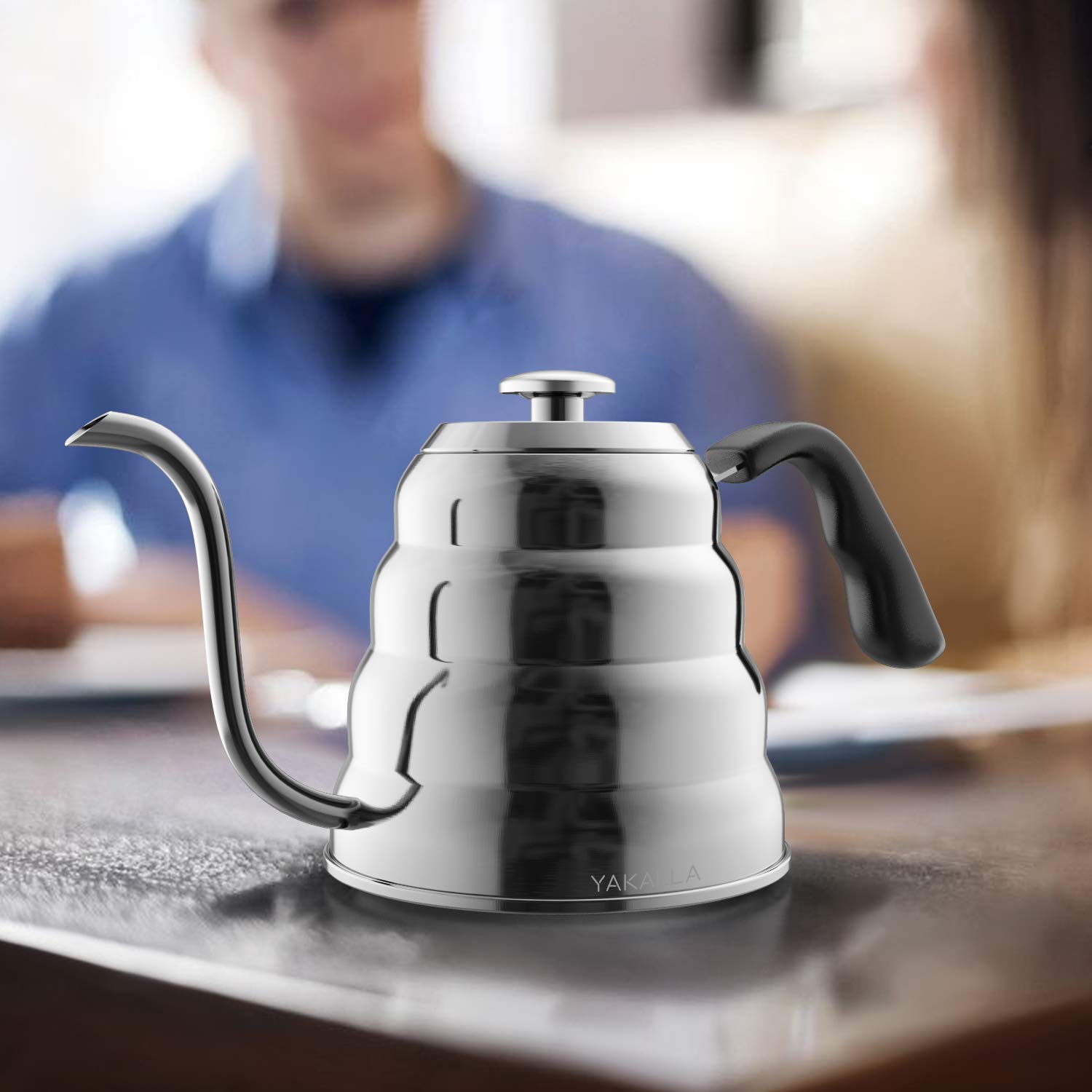 Gooseneck Kettle Stainless Steel Goose Neck Pour Over Tea Kettle with