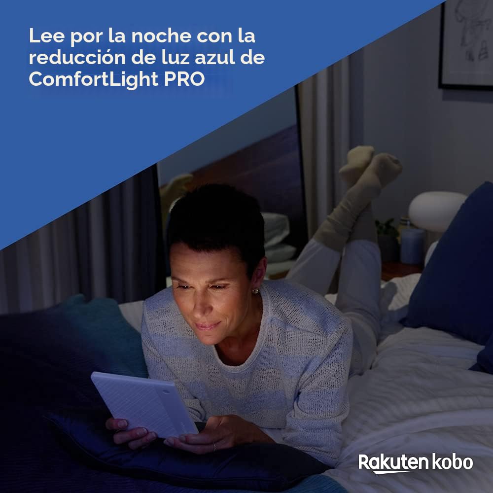 Liseuse KOBO Libra 2 Blanc - 7 - 300ppp - Comfortlight PRO - Waterproof - Bluetooth - 32Go