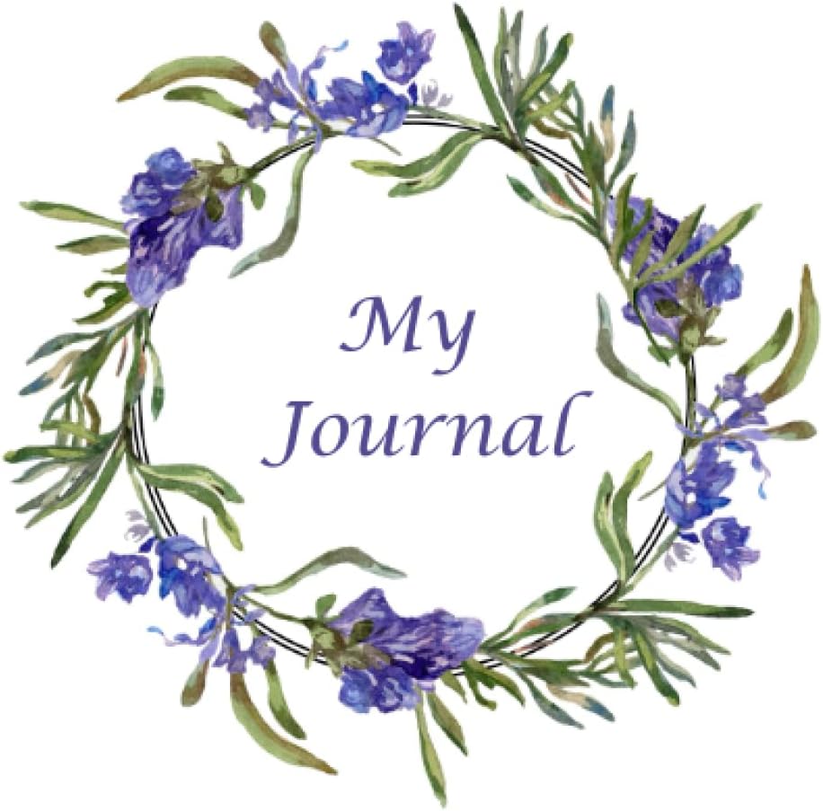 Independently published My Journal Purple and Lavender Wildflower Wreath