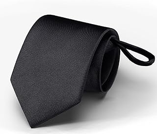 Premium Solid Black Tie Classic Formal Black Necktie for Men's Sophisticated Style