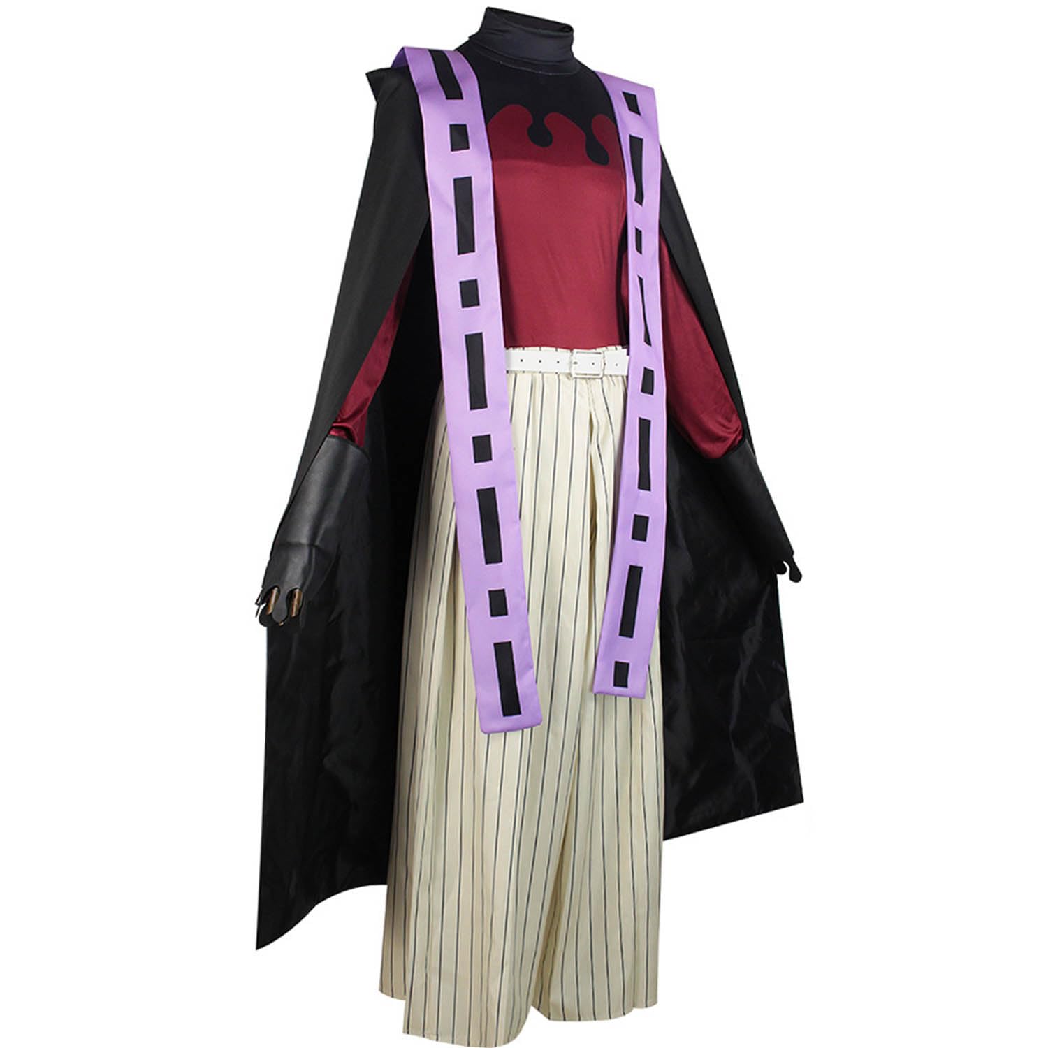 Anime Personaje Douma Disfraz de cosplay Iguro Obanai Juego de role Uniforme Conjunto Completo Halloween Fiesta Carnaval Traje de Vestir con Peluca Sombrero para Hombres