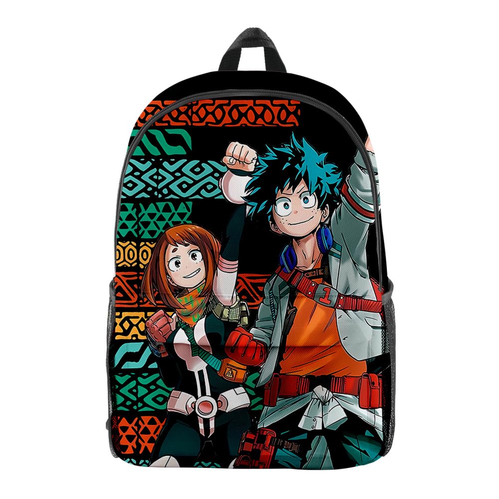 My Hero Academia, zaino per la scuola MHA Zaino per cosplay e viaggio,  borsa per laptop, libri e bambini : Amazon.it: Moda