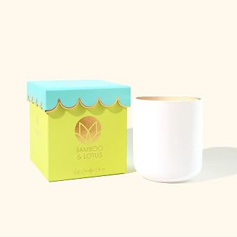 Musee Bath Scalloped Bamboo & Lotus Soy Candle