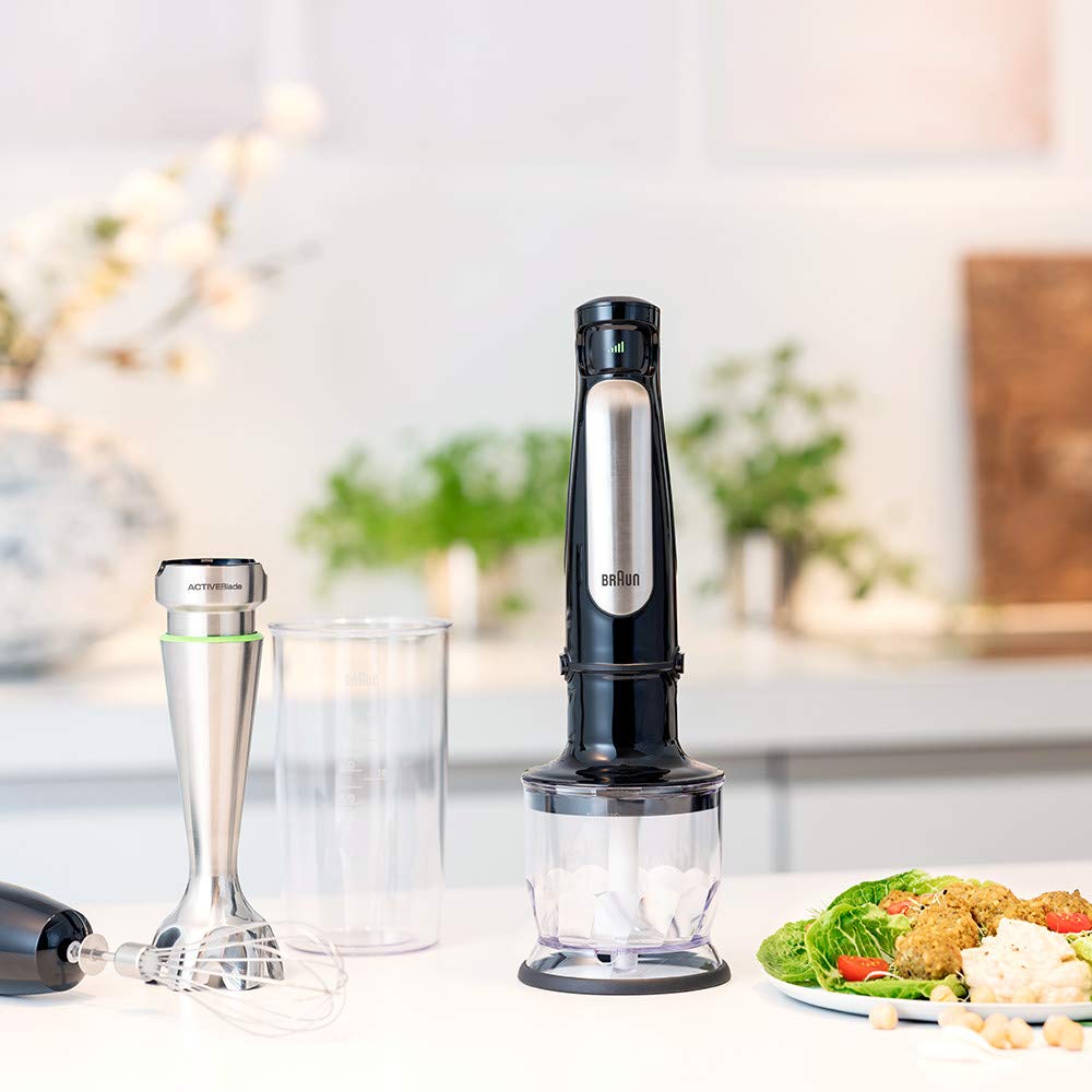 Image secondaire de Mixeur Plongeant Braun MultiQuick 7 avec Mini-Hachoir et Fouet - 1000W Noir