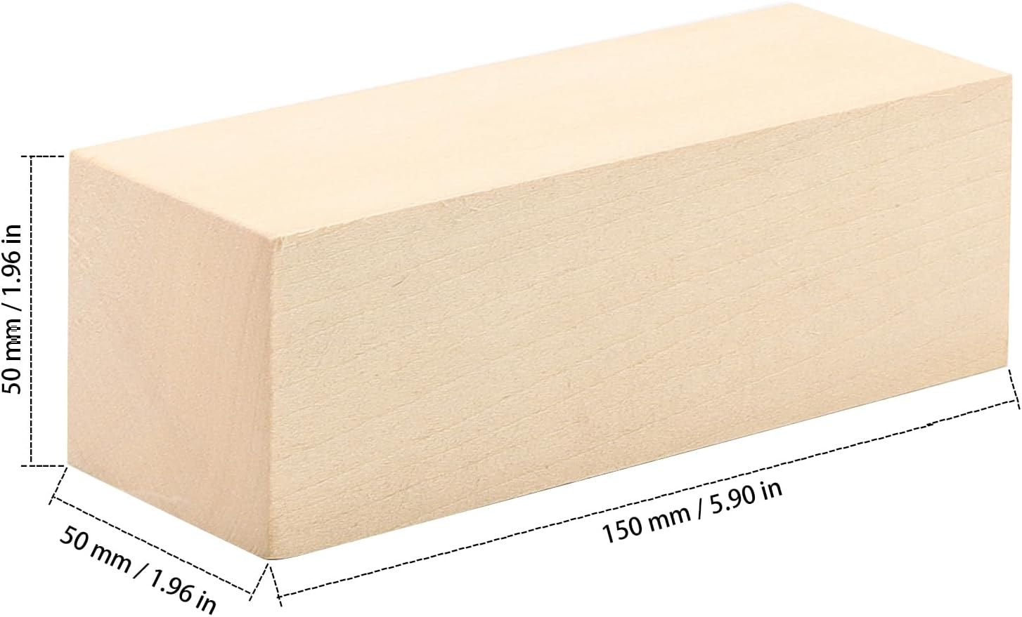 8Pcs 6 x 2 x 2 Inch Basswood Carving Blocks, 15 x 5 x 5cm Whittling Wood Blocks, Unfinished Wooden Carving Blocks for Beginners, DIY, Sculpture Artist (Pack of 2)