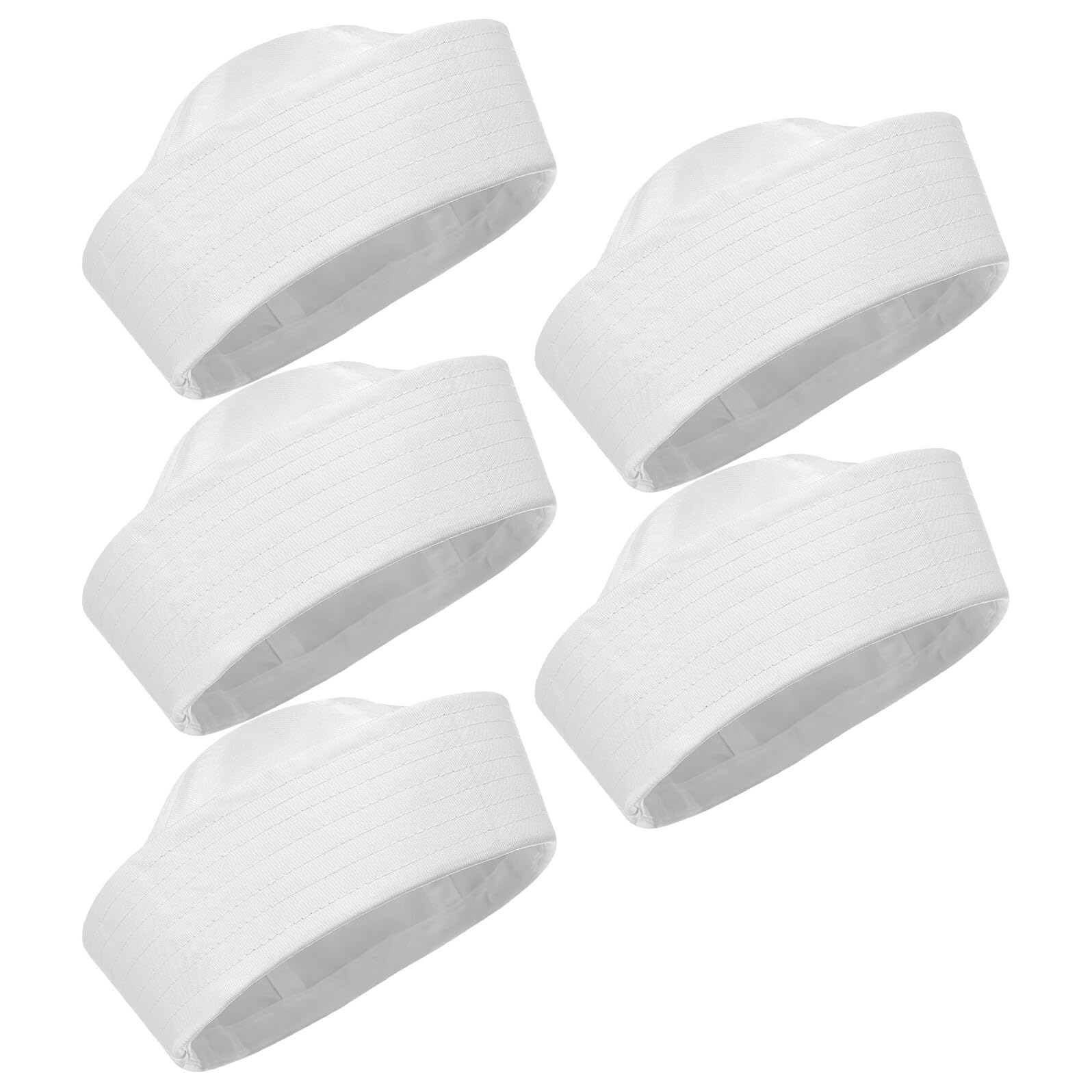 Cappello da Marinaio 5 Pezzi 58cm in Poliestere per Adulti