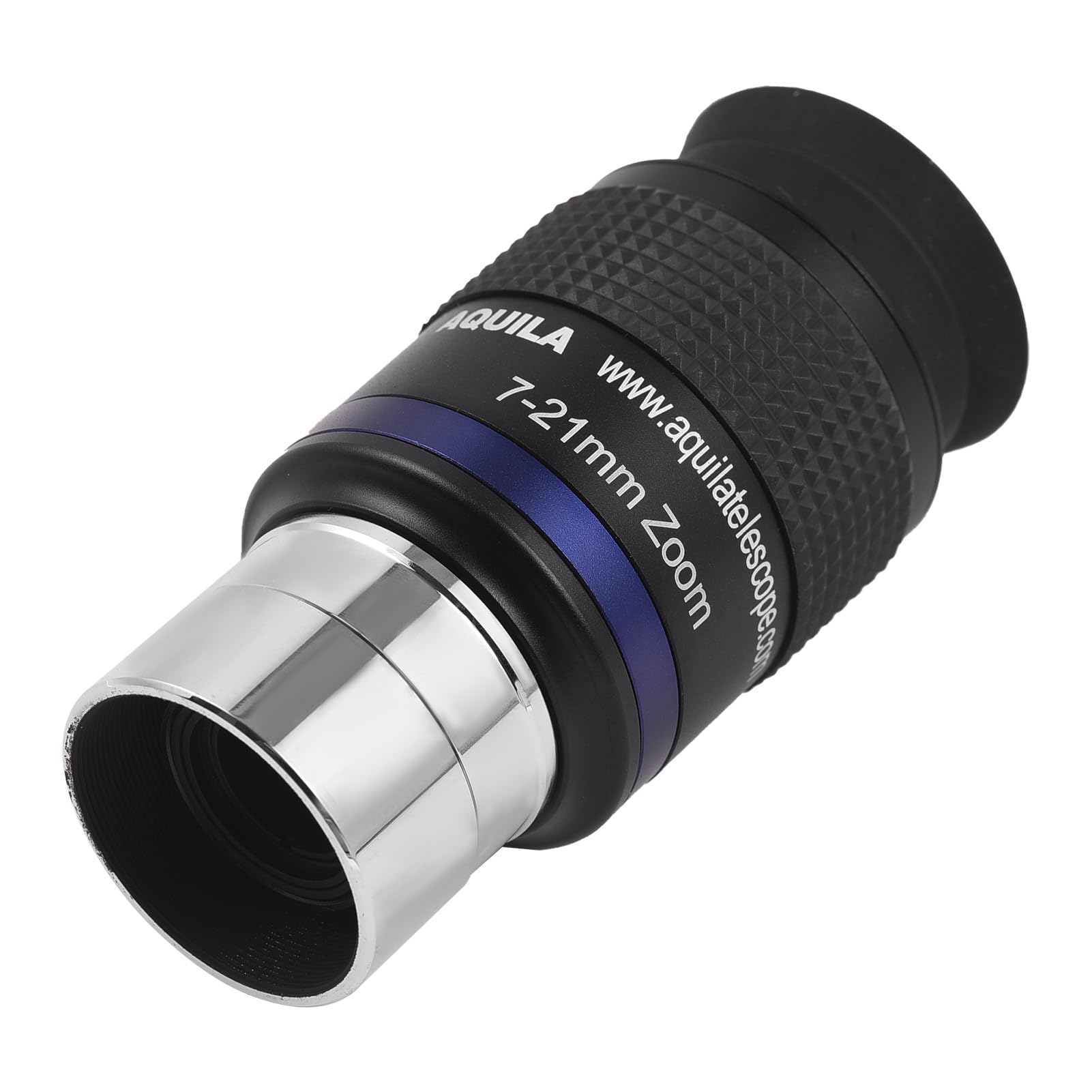 Cet oculaire zoom entièrement métallique 7-21 est un oculaire télescopique haute résolution, oculaire entièrement métallique zoom 7-21 pouces, grossissement élevé, accessoire pour télescopes