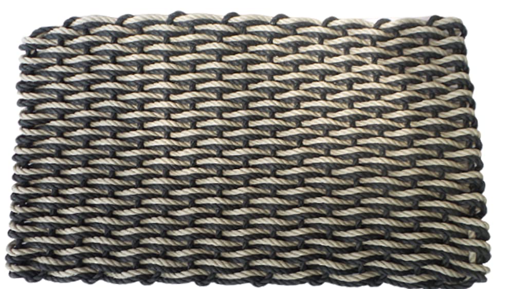 Rockport Lobster Rope Doormat 2436817, Nautical-Grade Outdoor Mat, Weather-Resistant Front Door Mat, American Made, Cobbossee, 24" x 36"