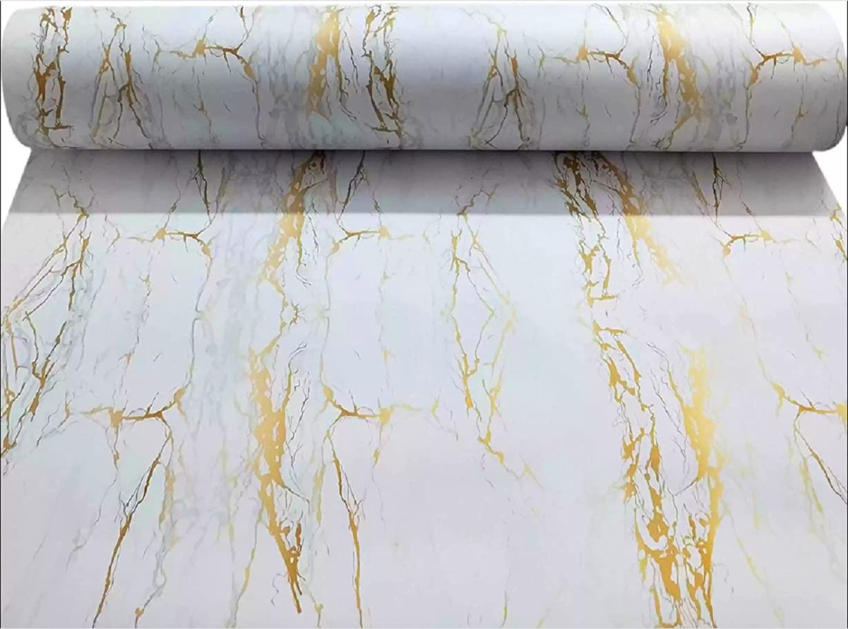 Steko (12 x 60 Inch) Golden Marble Design (Matte Finish) Self Adhesive Lamination Sheet for Mobile, Laptop, Glass, Canvas, Tabletop, Cabinet | Multipurpose Use (M-2))-image-32