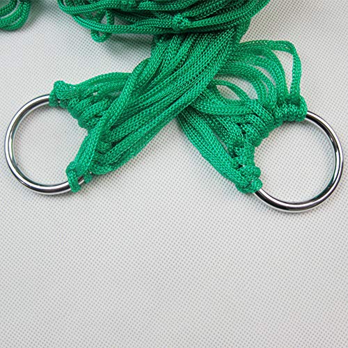 Maca, Romacci Esporte ao ar livre Rede de rede de malha Cama de nylon portátil Rede de acampamento c