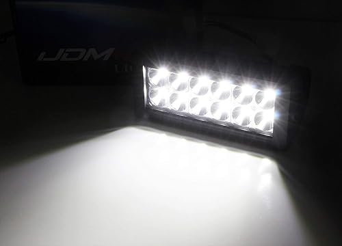 Miniatura 9 de iJDMTOY Barras de luz LED de marcha atrás compatibles con Ford F150 2015-20, Raptor 17-20, incluye (2) barras de luz LED de alta potencia de 36 W,