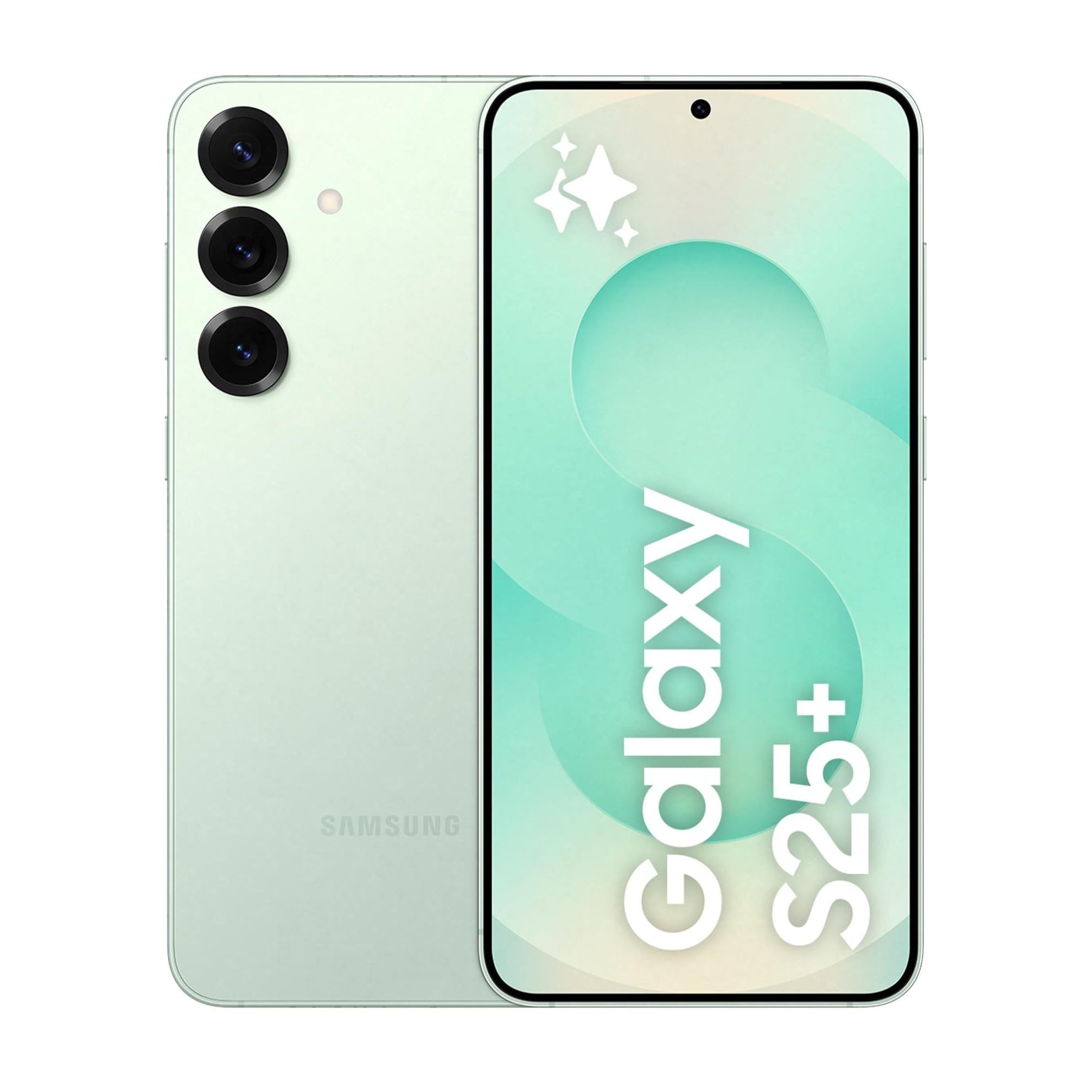 Samsung Galaxy S25+ Smartphone AI, 3 anni di Garanzia del produttore, Display 6.7'' QHD+ Dynamic AMOLED 2X, Fotocamera 50MP, RAM 12GB, 256GB, 4.900 mAh, Mint [Versione italiana]